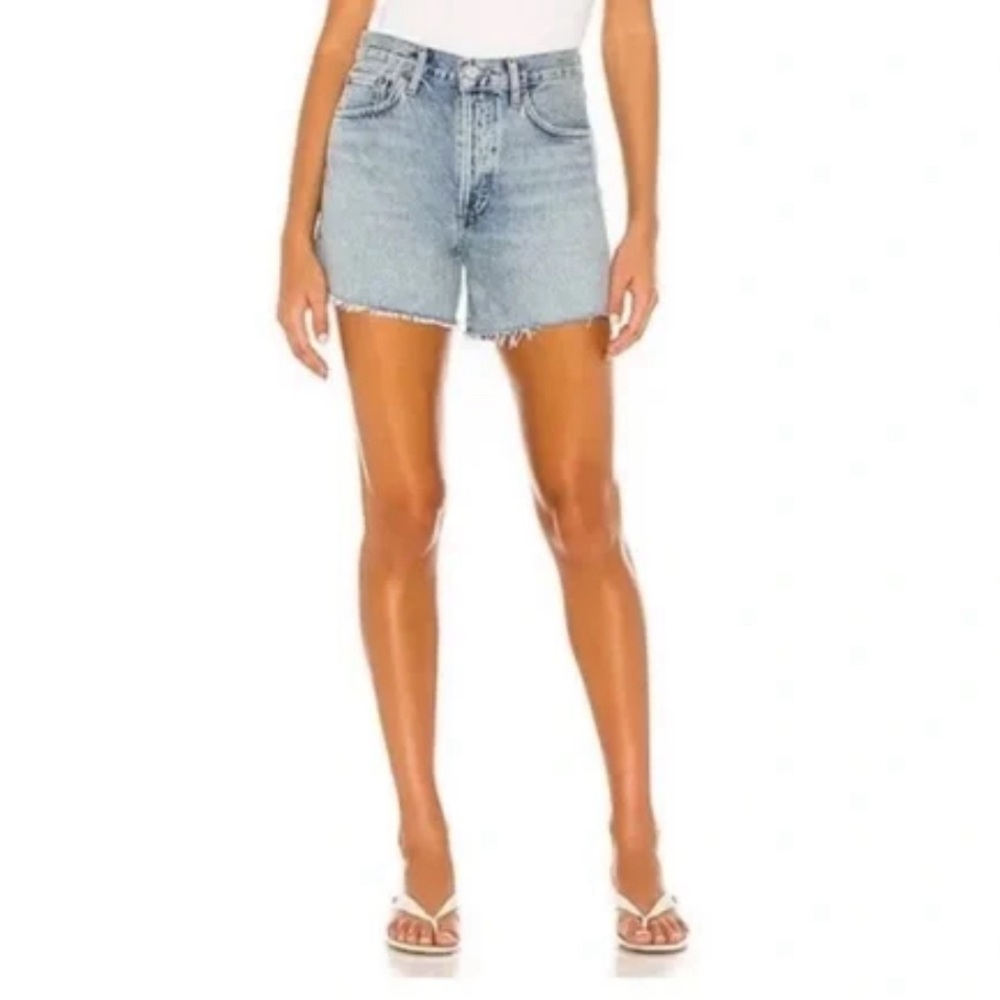 AGOLDE Reese Relaxed Cutoff Shorts in Wonder